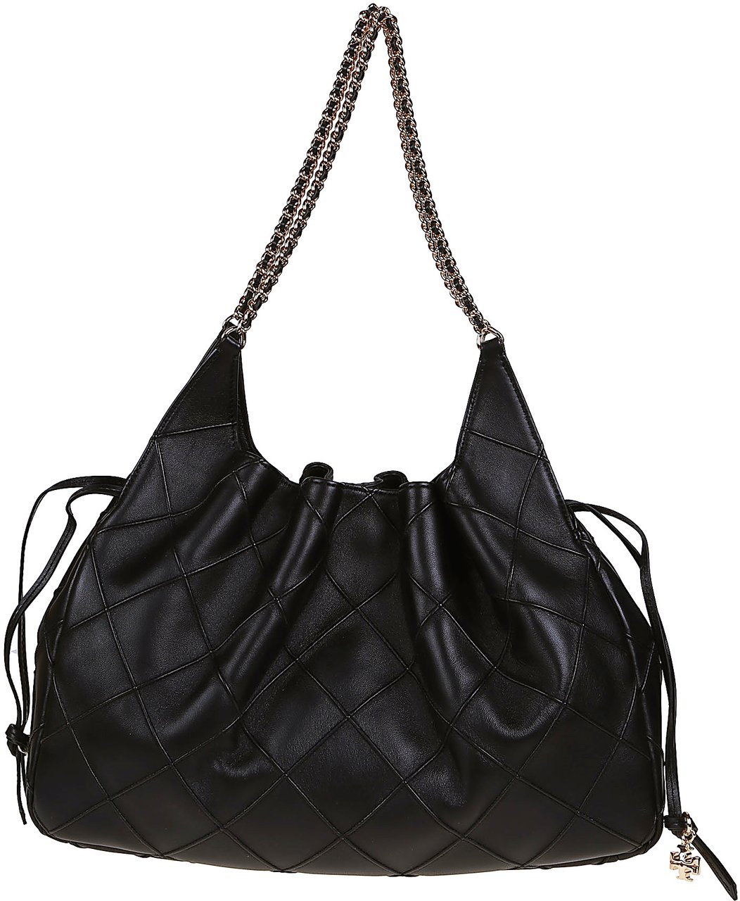 Tory Burch Fleming Large Tote Bag Black Zwart