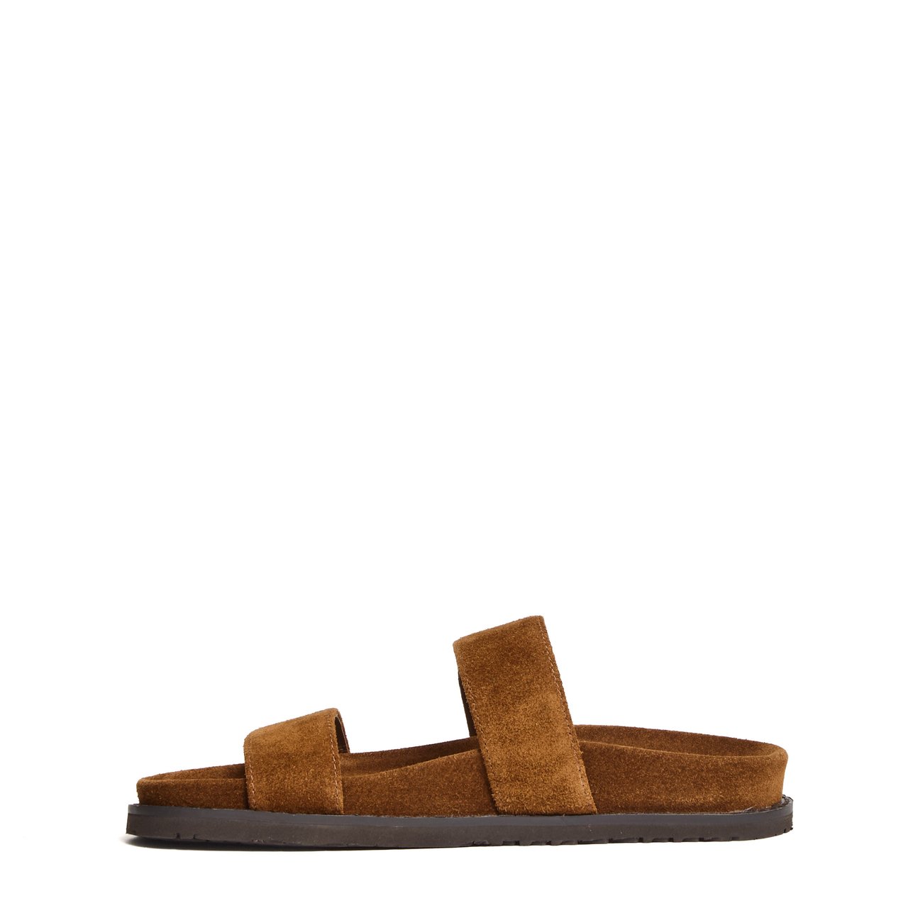 Tory Burch Romy Suede Slide Flat Sandals Rood
