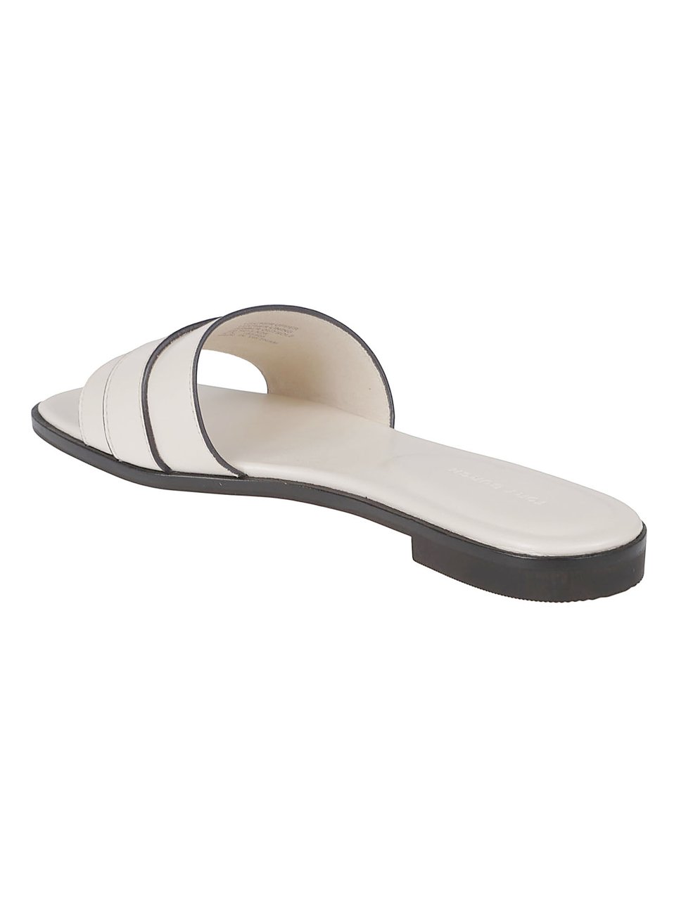 Tory Burch Flat Slide Sandals With Belt-Like Strap Wit