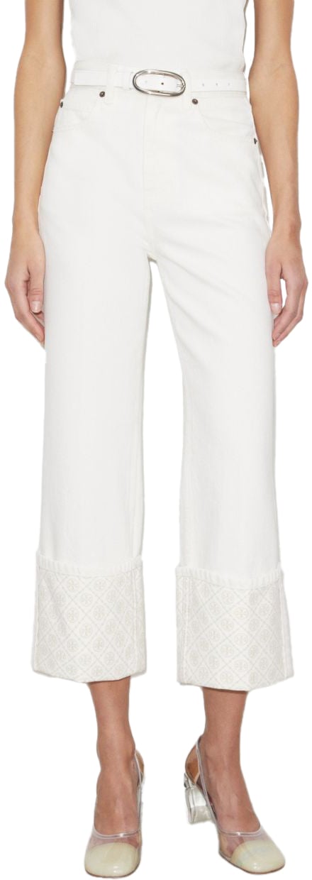 Tory Burch Jeans White Wit