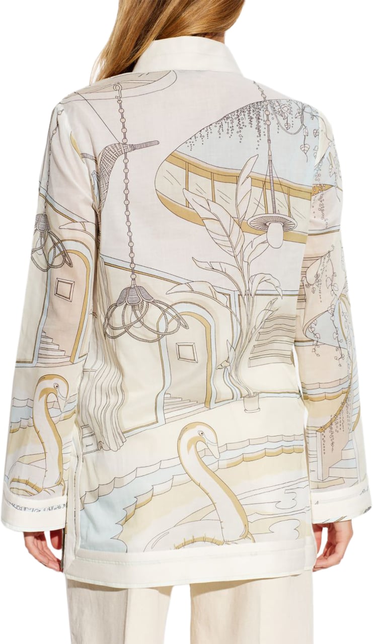 Tory Burch Dresses Beige Wit