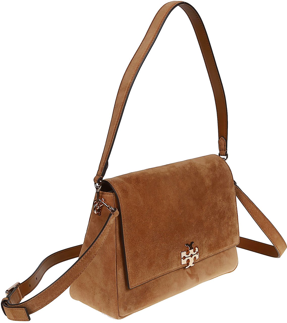 Tory Burch Charlie Shoulder Bag Brown Bruin