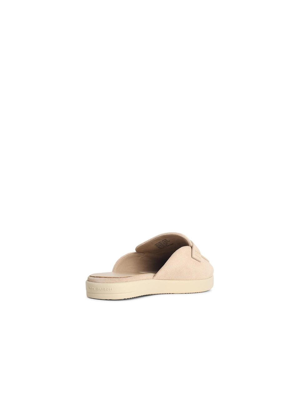 Tory Burch 'Ballet Sport' Ivory Leather Mules Neutraal
