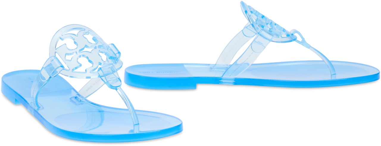 Tory Burch Low sandal Miller jelly Lichtblauw