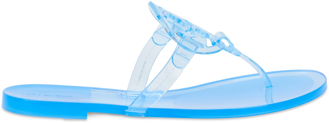Tory Burch Low sandal Miller jelly Lichtblauw