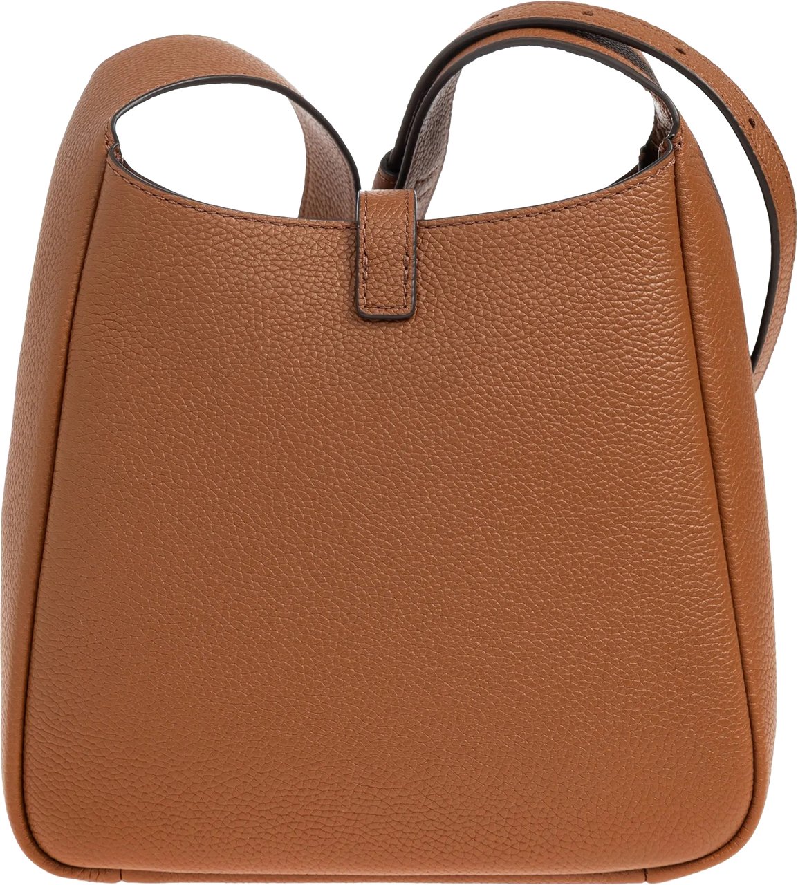 Tory Burch Brown Miller Pebbled Leather Crossbody Bag Bruin