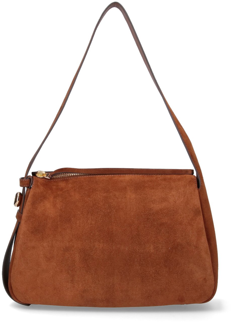 Tory Burch "Romy" Shoulder Bag – Brown Bruin