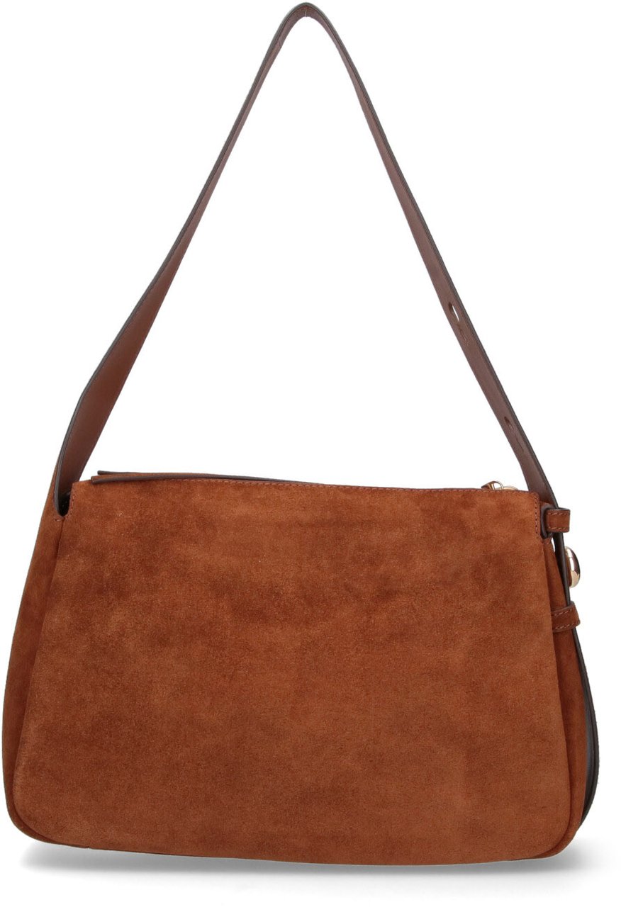 Tory Burch "Romy" Shoulder Bag – Brown Bruin