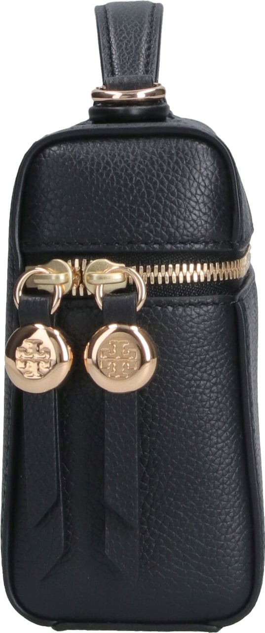 Tory Burch Black Romy Slim Double Zip Handbag Zwart