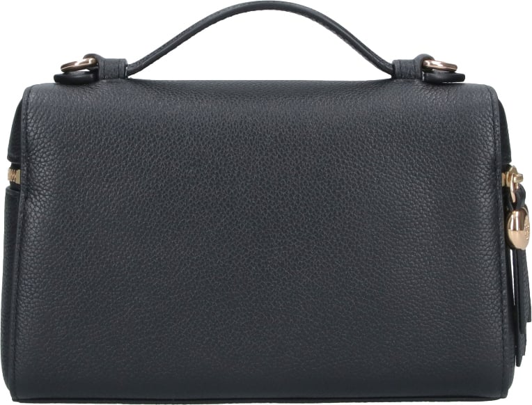 Tory Burch Black Romy Slim Double Zip Handbag Zwart