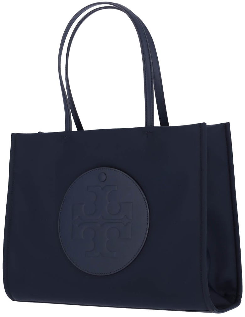 Tory Burch Navy Blue Ella Recycled Nylon Tote Blauw