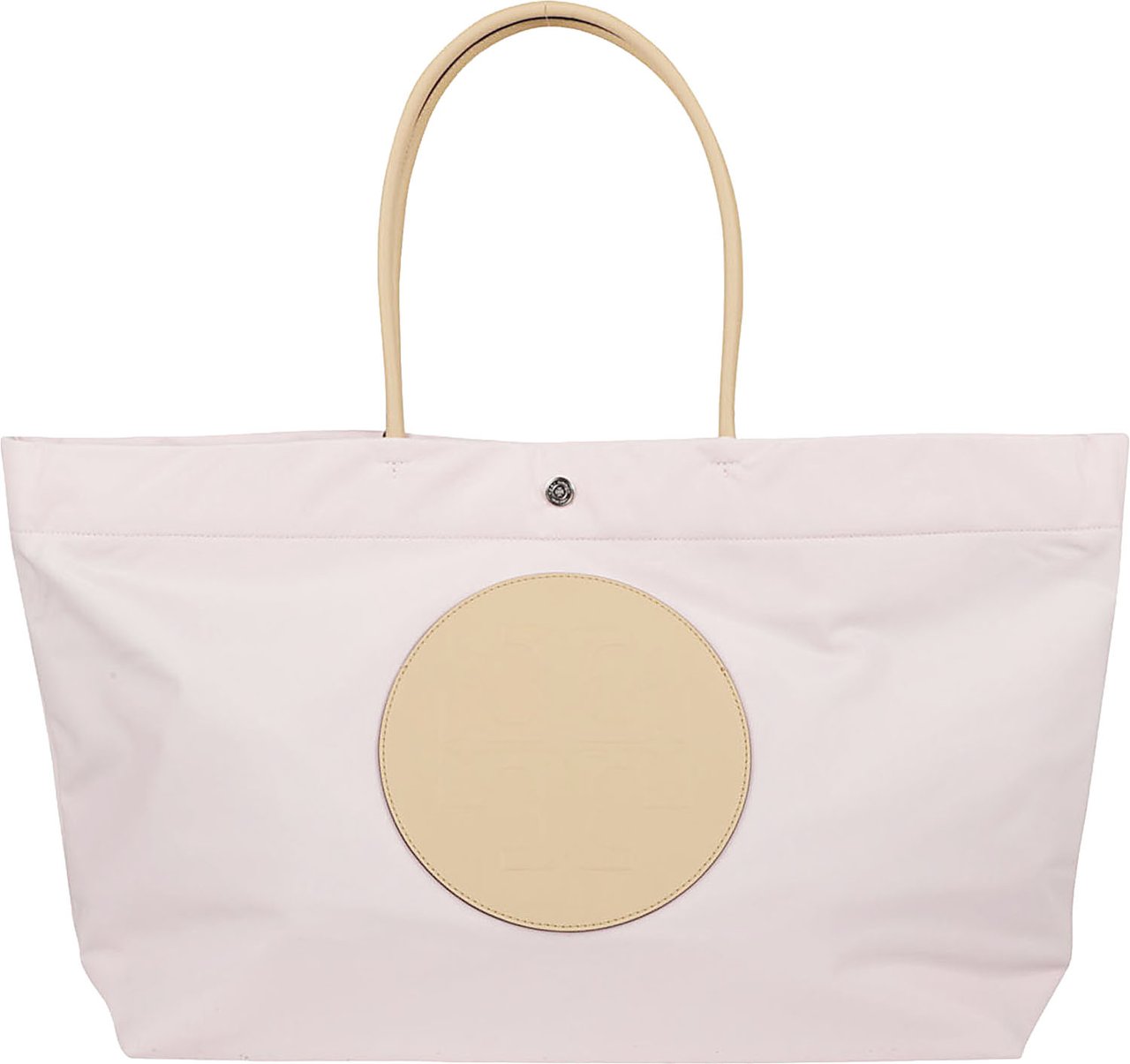 Tory Burch Spacious Tote Bag In Recycled Nylon Neutraal
