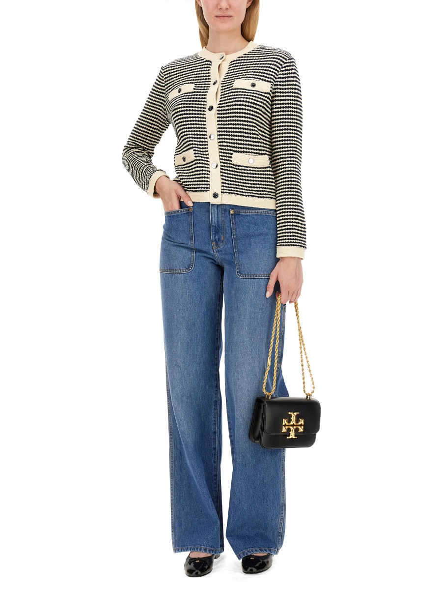 Tory Burch KENDRA CARDIGAN Blauw