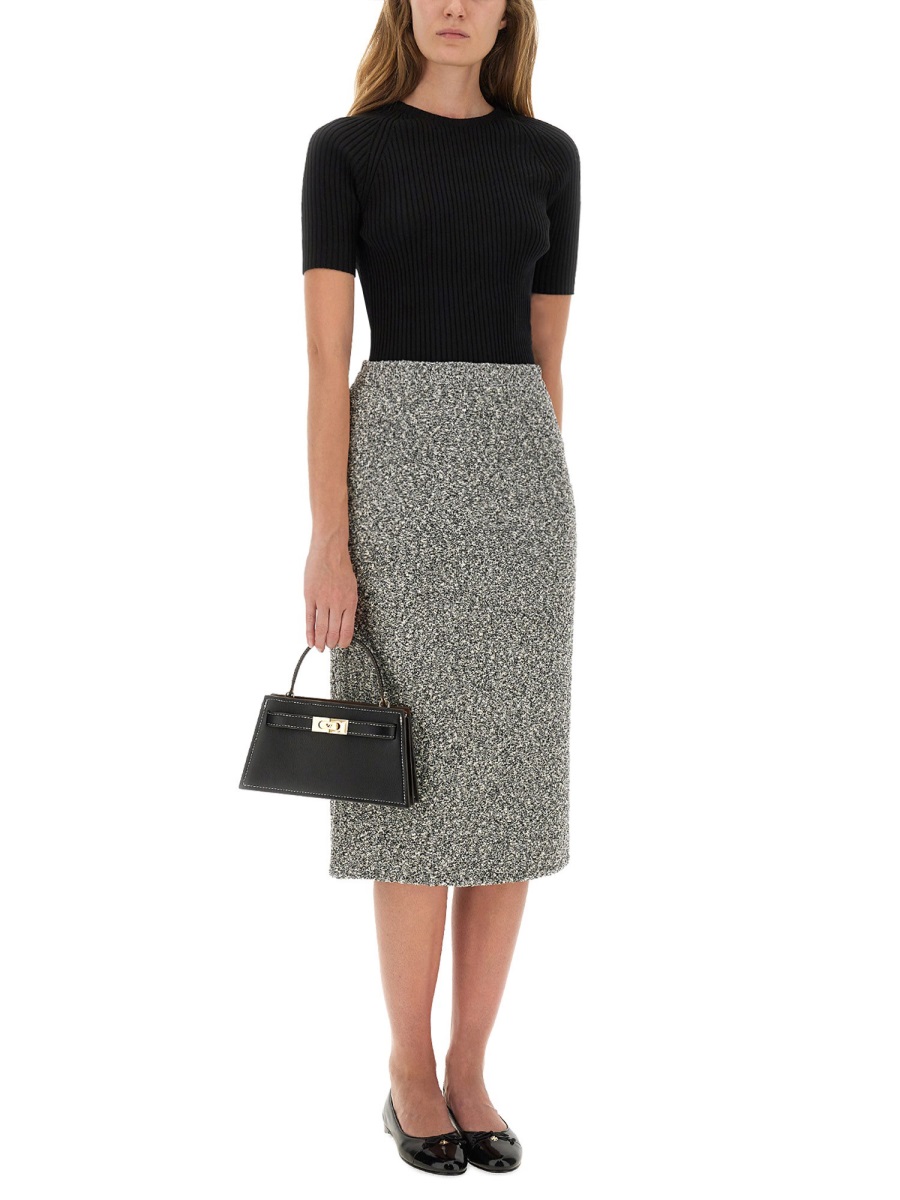Tory Burch TWEED SKIRT Zwart