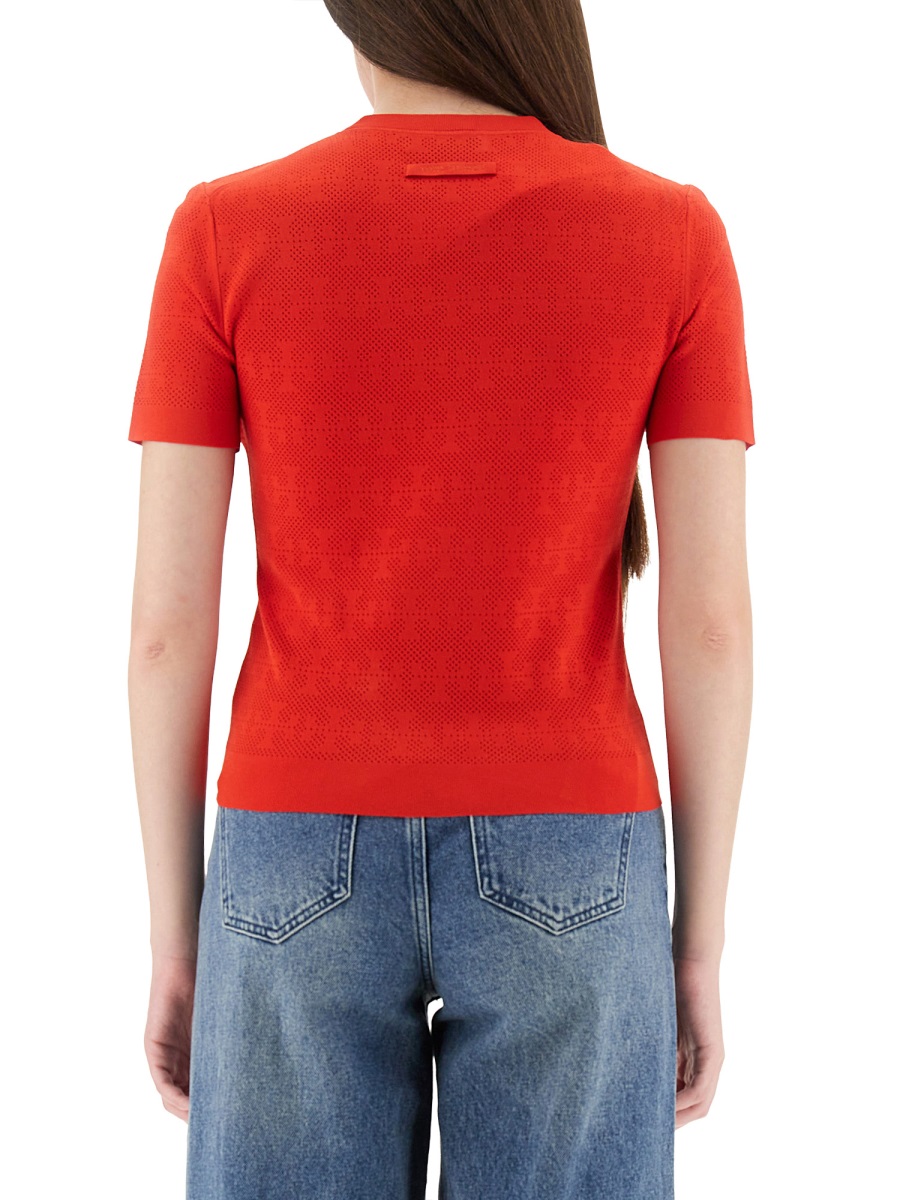 Tory Burch JACQUARD T MONOGRAM JERSEY Rood