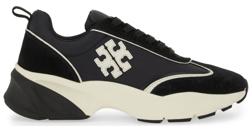 Tory Burch TRAINER "GOOD LUCK" Zwart