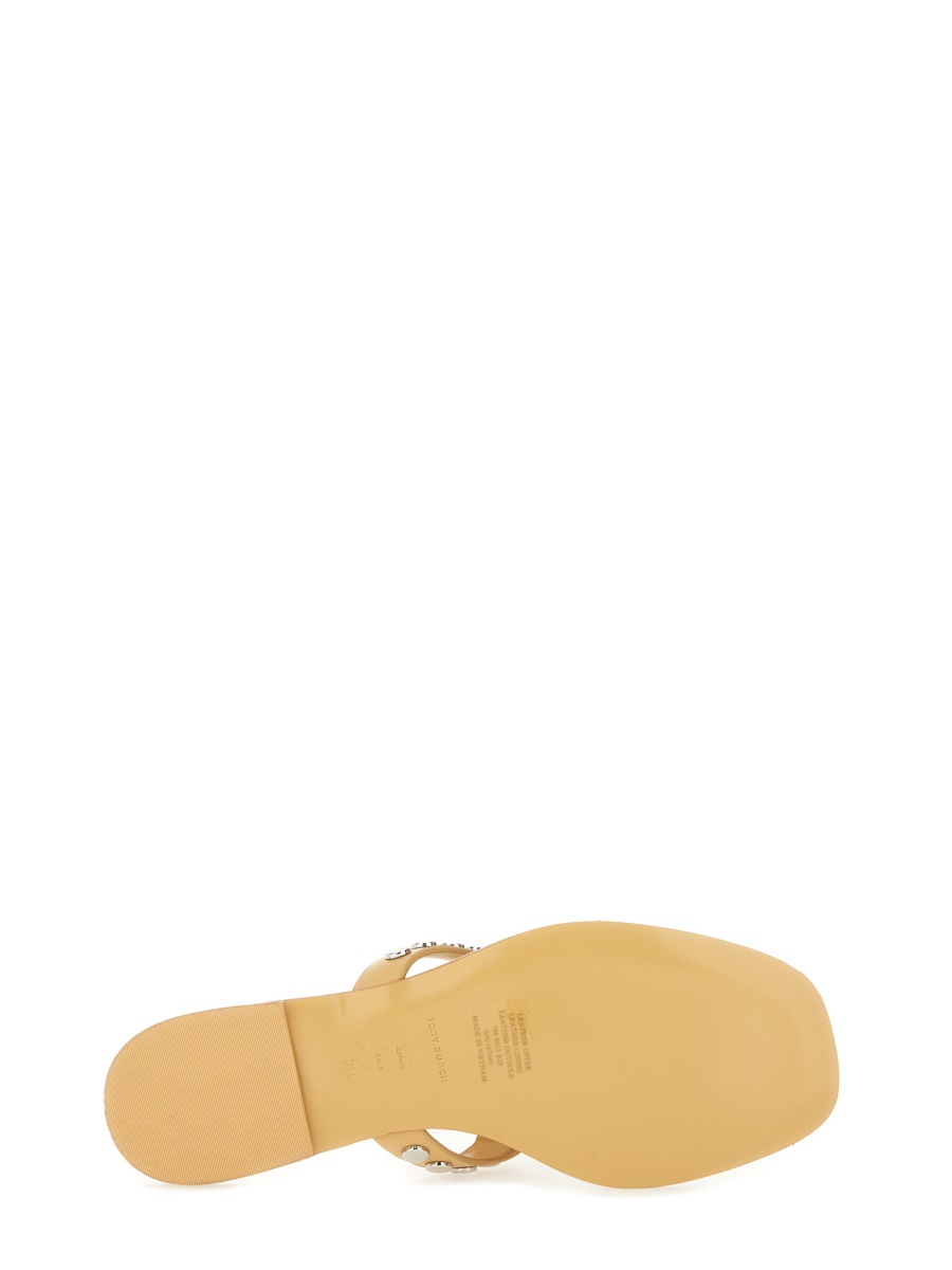 Tory Burch STUDDED "MILLER" SANDAL Beige
