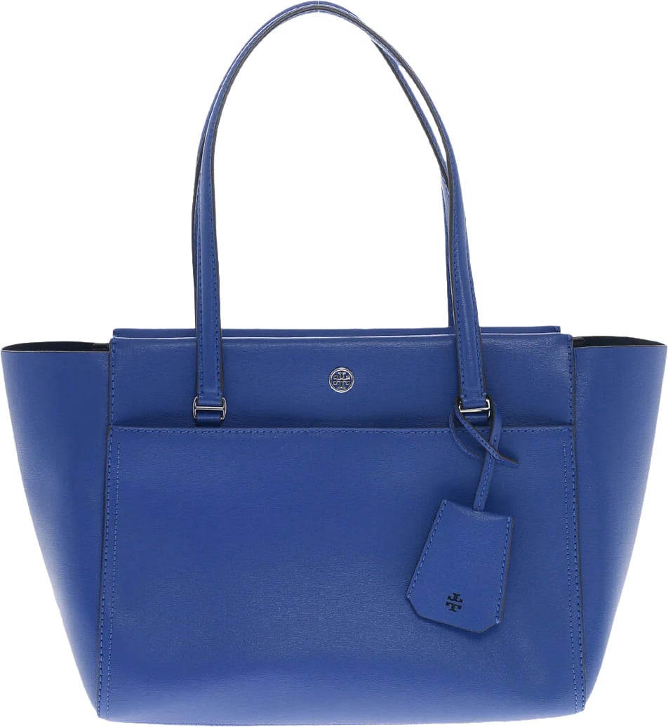Tory Burch Parker Logo Tote Bag Blauw