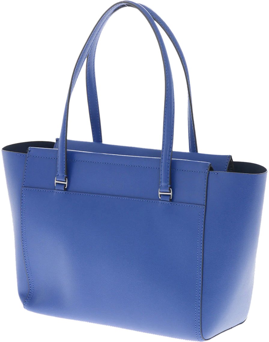 Tory Burch Parker Logo Tote Bag Blauw