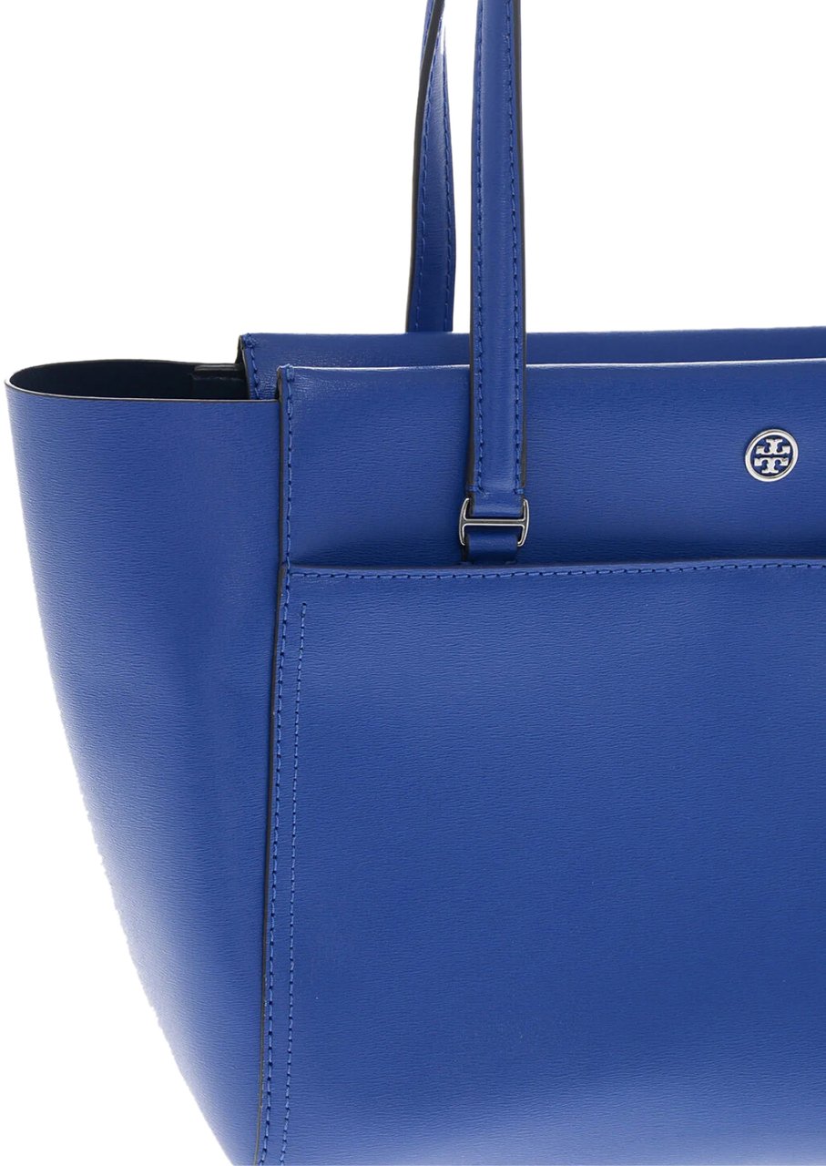 Tory Burch Parker Logo Tote Bag Blauw