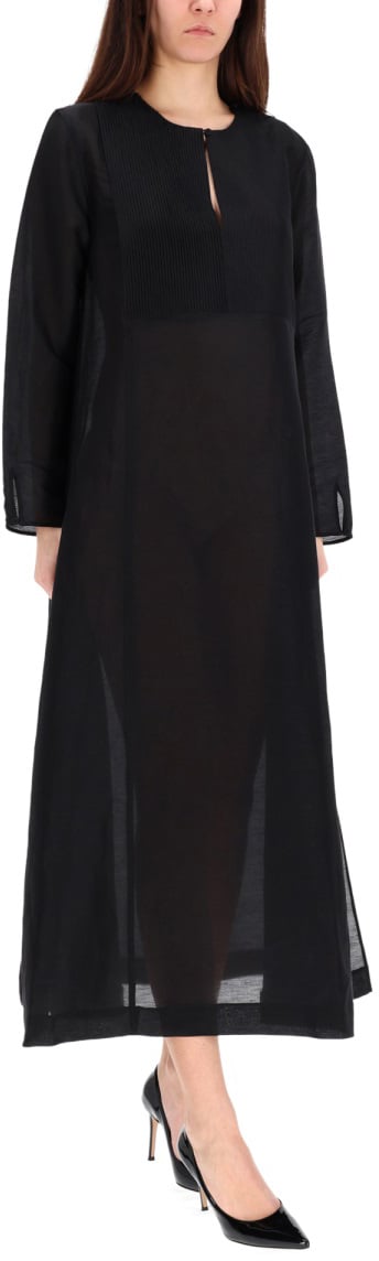 Tory Burch LONG LINEN CAFTAN Zwart