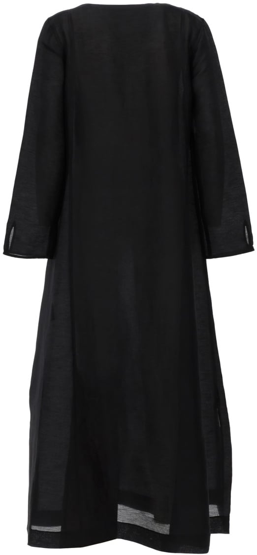 Tory Burch LONG LINEN CAFTAN Zwart