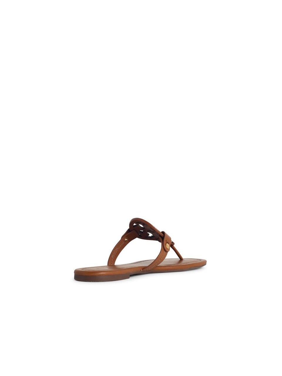 Tory Burch Miller' Brown Leather Flip-Flops Rood