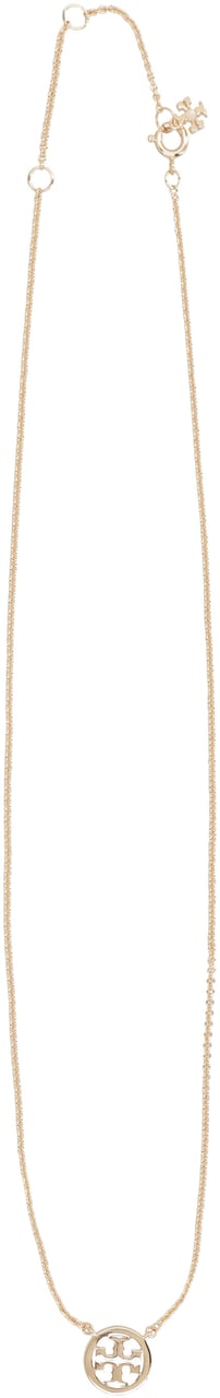 Tory Burch Miller decorative pendant choker Goud