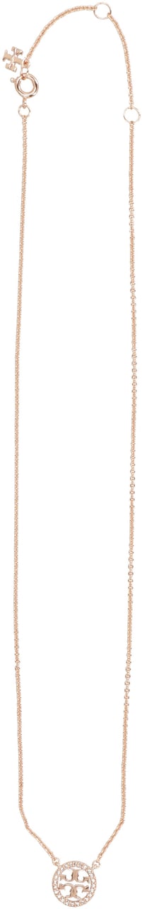 Tory Burch Miller decorative pendant choker Goud