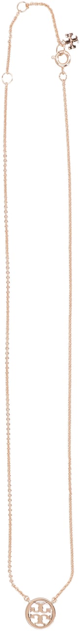 Tory Burch Miller decorative pendant choker Goud