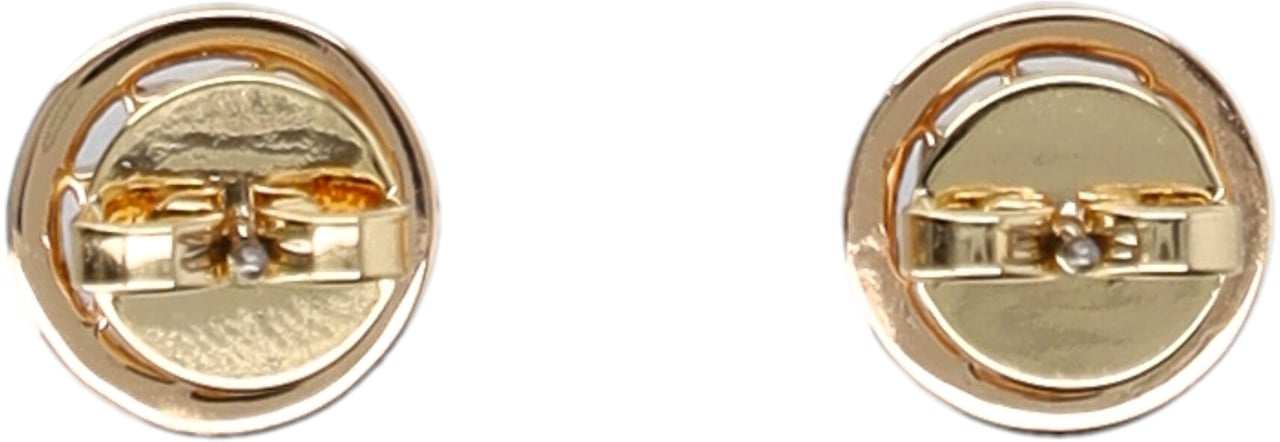 Tory Burch Miller Pave Stud Earring Tory Gold Crystal Goud
