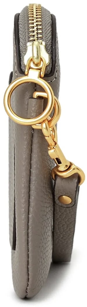 Tory Burch Perry Bombe Wristlet Clutch Grijs