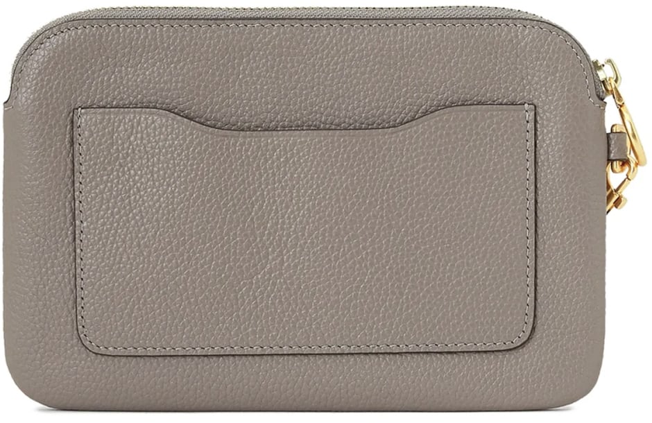 Tory Burch Perry Bombe Wristlet Clutch Grijs