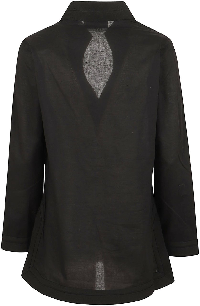 TORY BURCH Cotton Tory Tunic Zwart