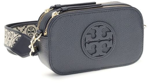 Tory Burch Tory Burch Blue Leather Shoulder Bag Blauw