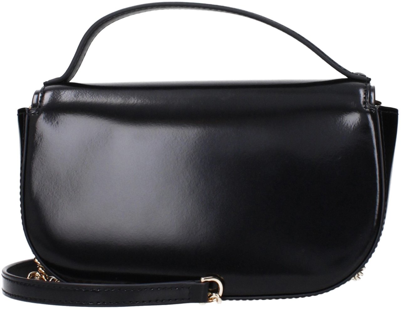 Tory Burch Tory Burch Black Leather Handbag Zwart