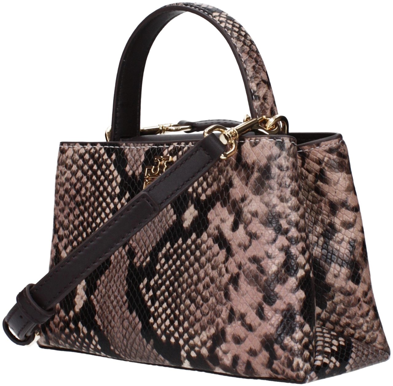 Tory Burch Tory Burch Pink Leather Handbag Zwart