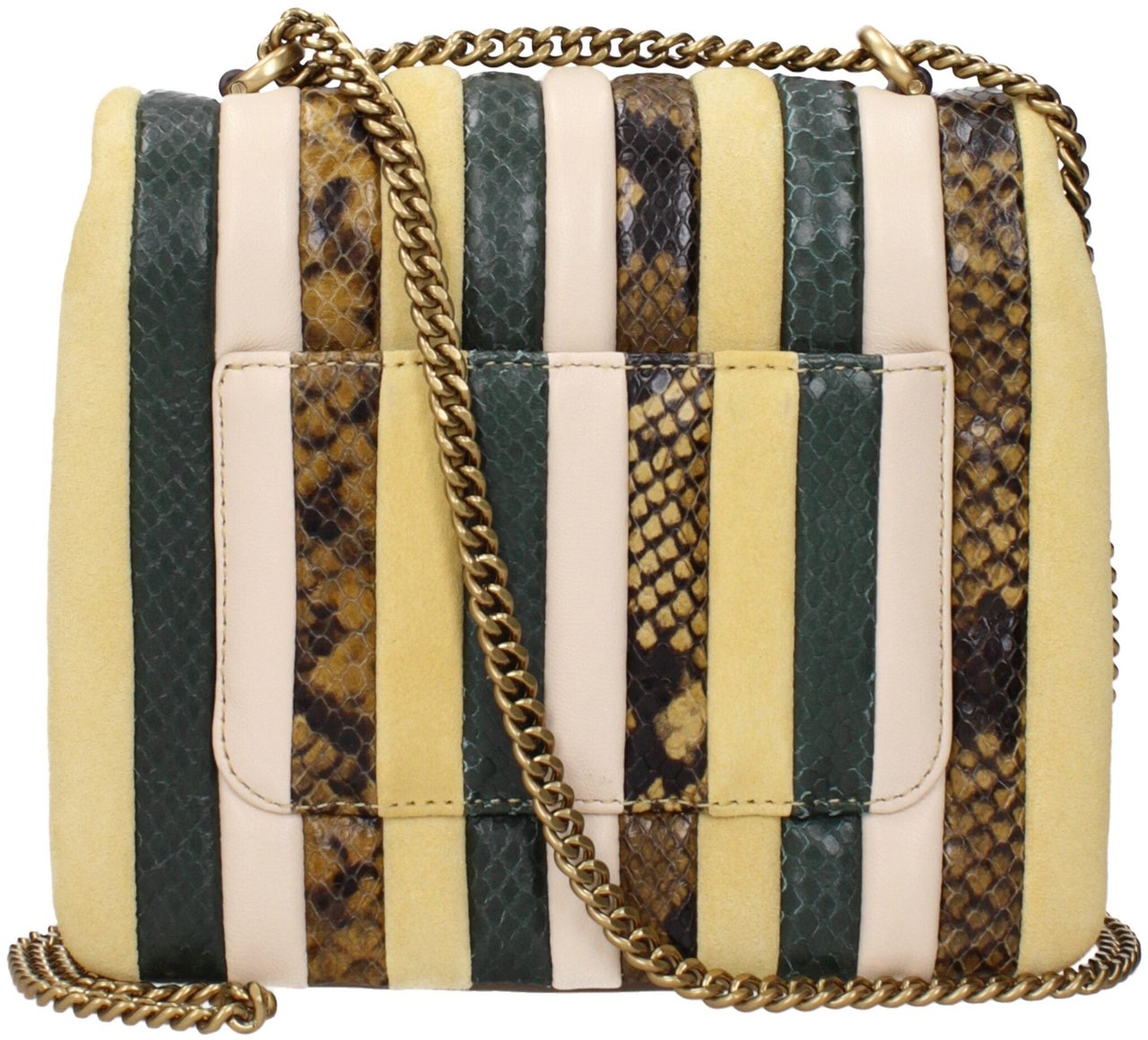 Tory Burch Tory Burch Yellow Leather Shoulder Bag Geel