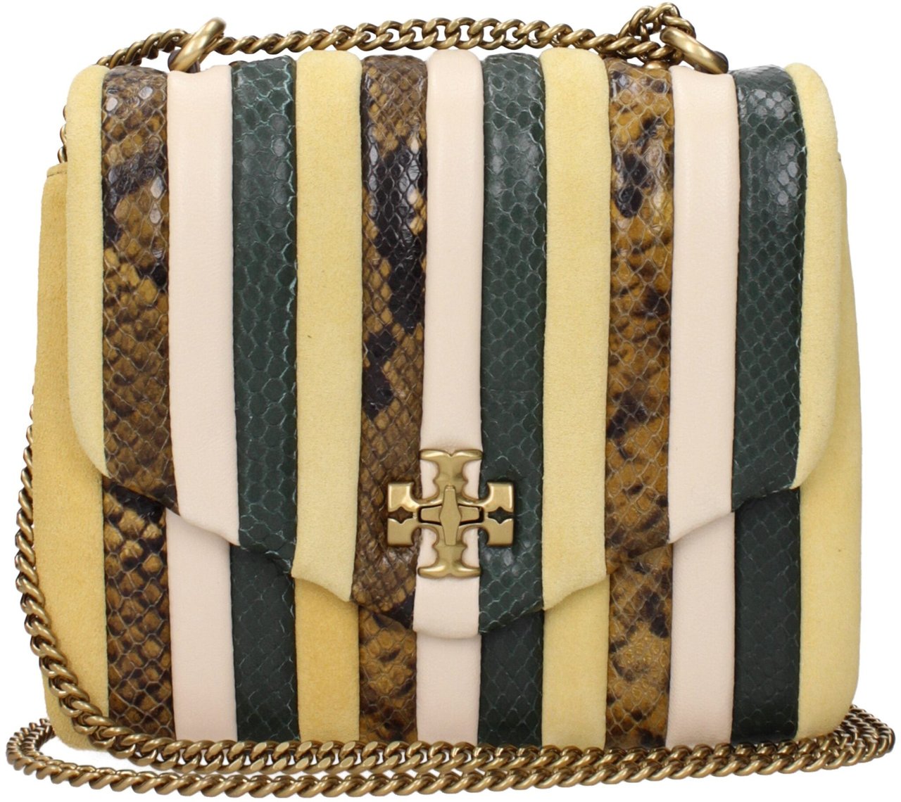 Tory Burch Tory Burch Yellow Leather Shoulder Bag Geel