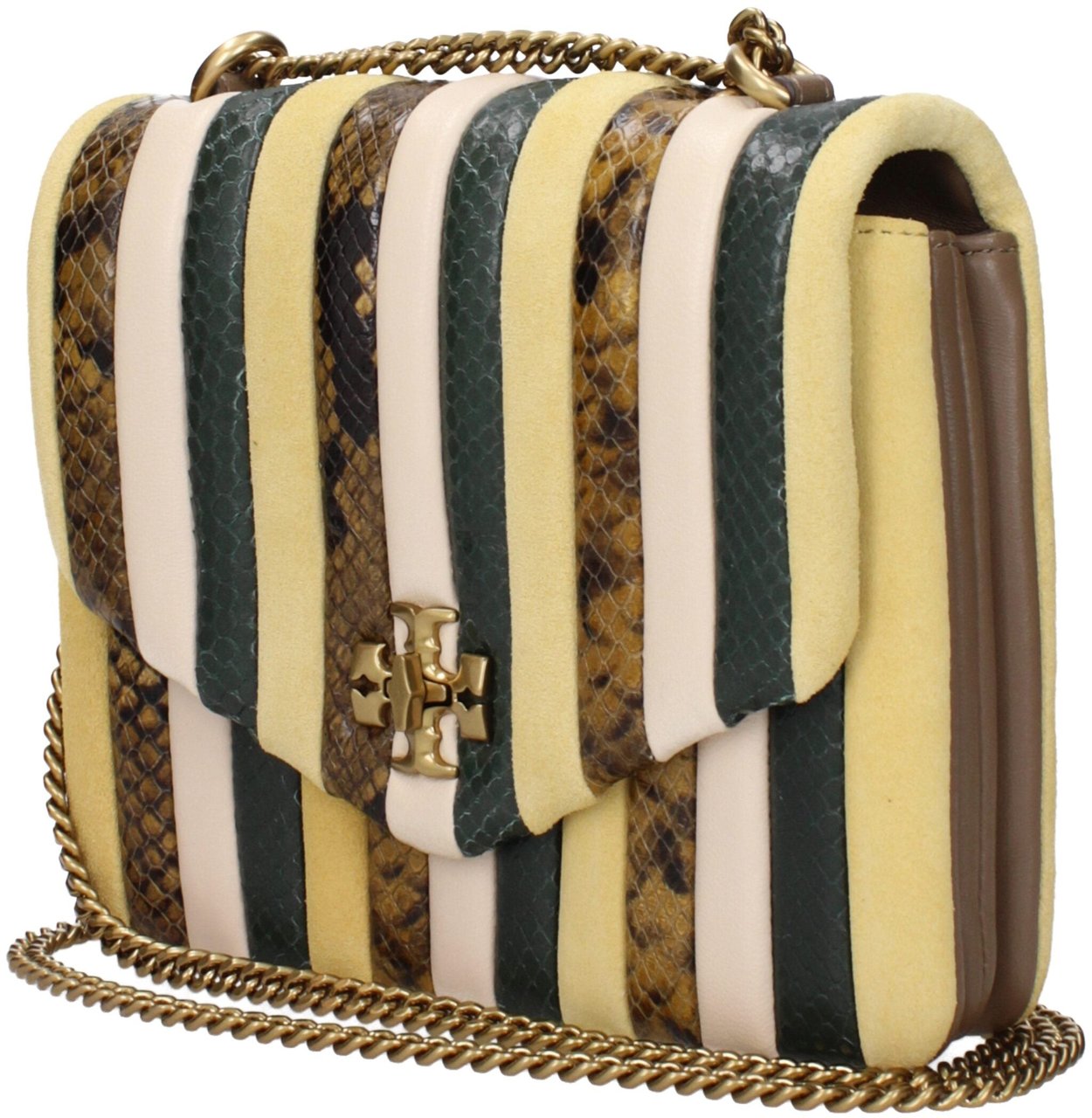 Tory Burch Tory Burch Yellow Leather Shoulder Bag Geel