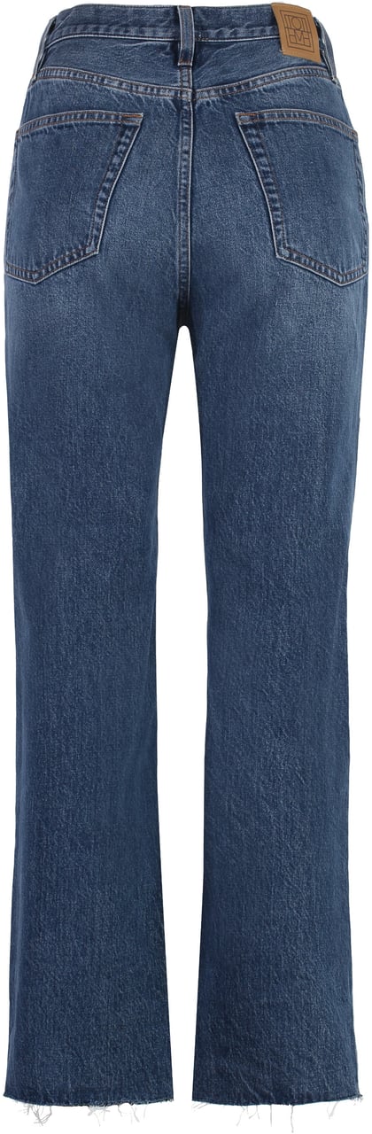 Toteme 5-pocket straight-leg jeans Blauw