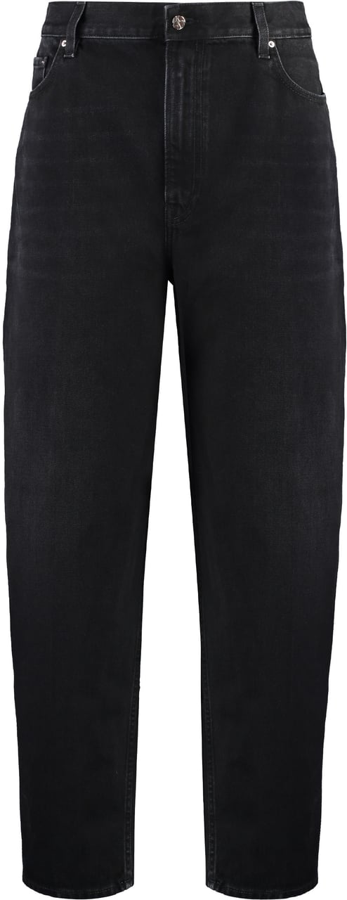 Toteme Wide-leg jeans Zwart