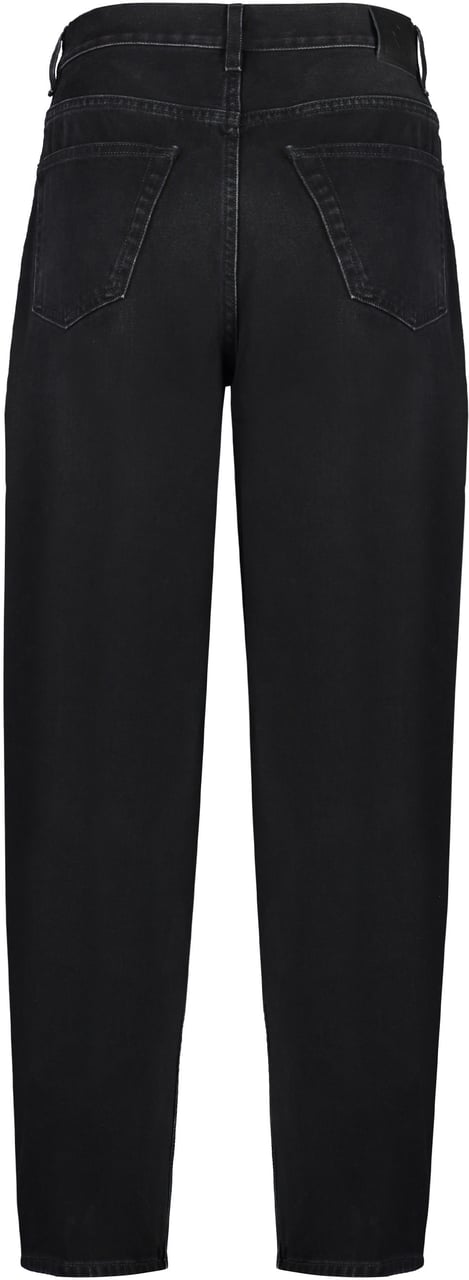 Toteme Wide-leg jeans Zwart