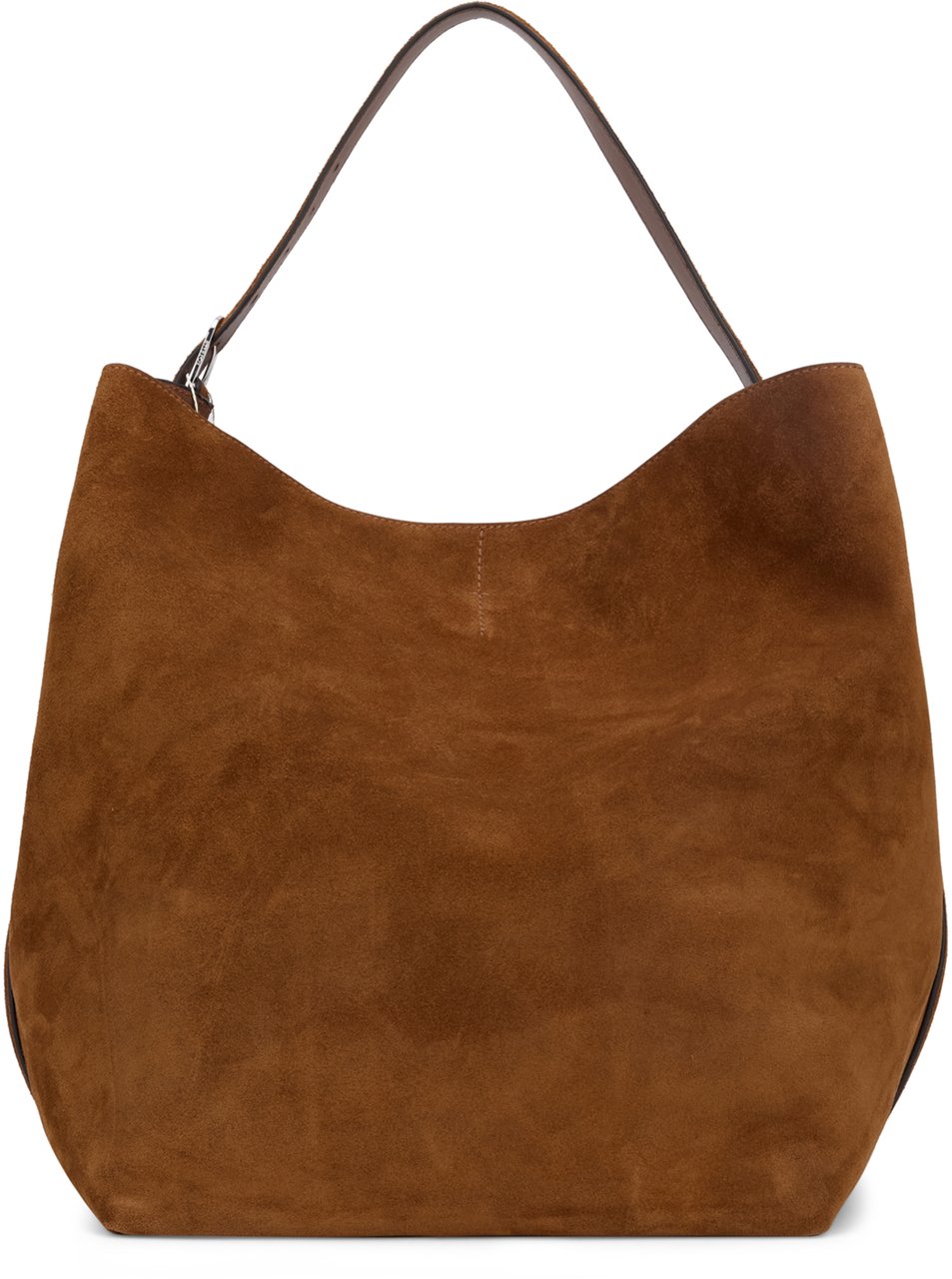 Toteme Large suede bag Neutraal