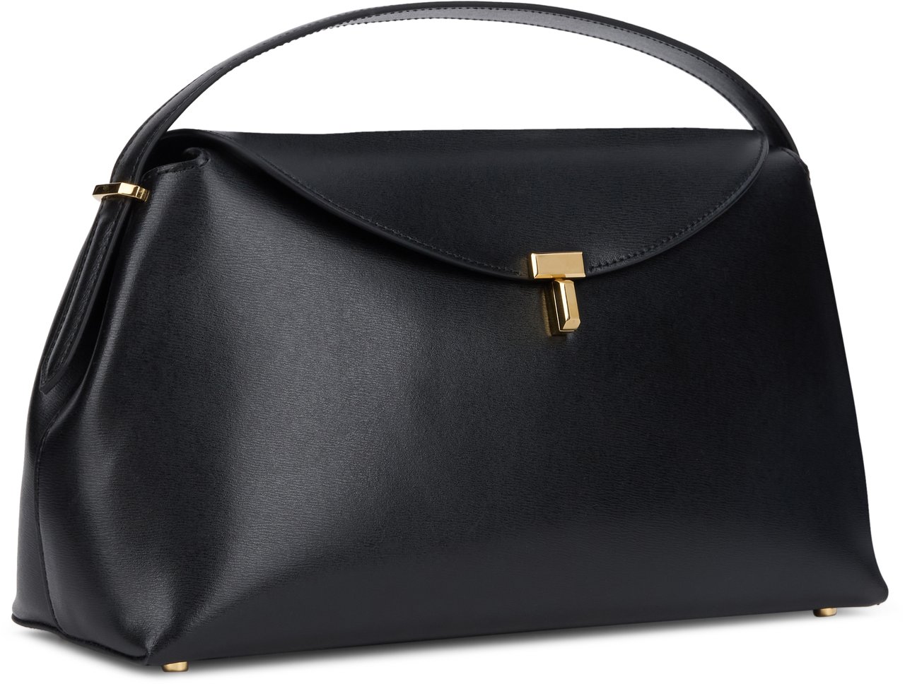Toteme Handbag T-Lock Zwart