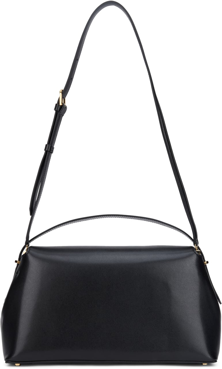 Toteme Handbag T-Lock Zwart