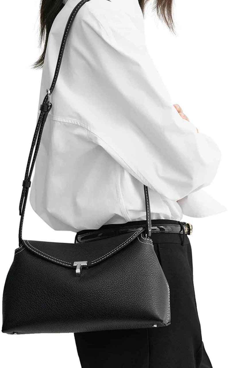 Toteme Toteme T-Lock clutch Bag Zwart