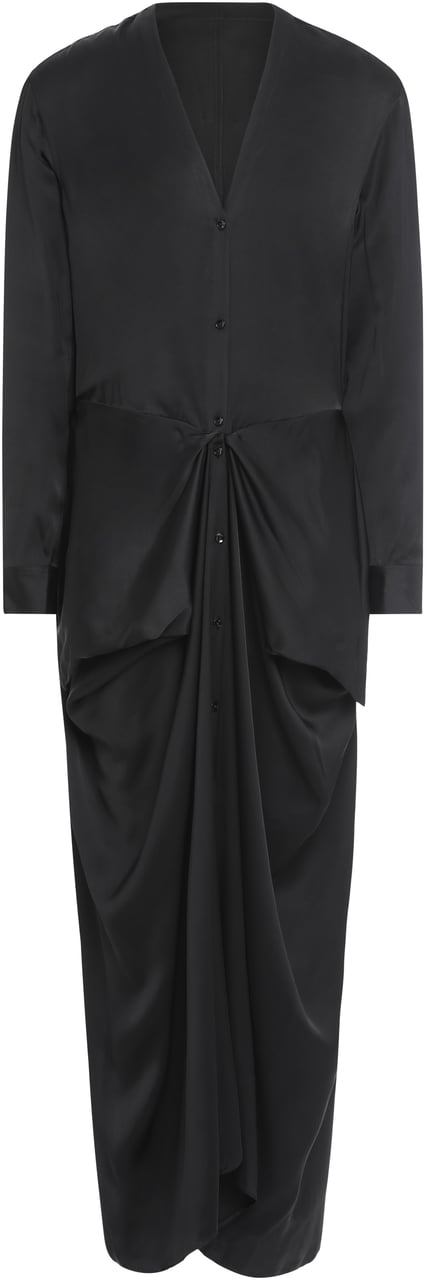 Toteme Dress made of viscose Zwart