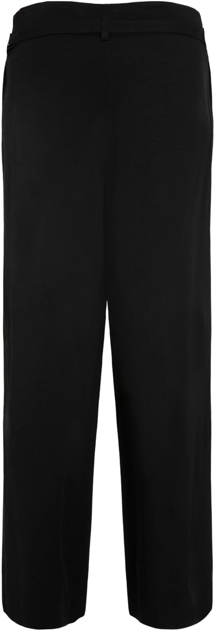 Toteme viscose blend trousers Zwart