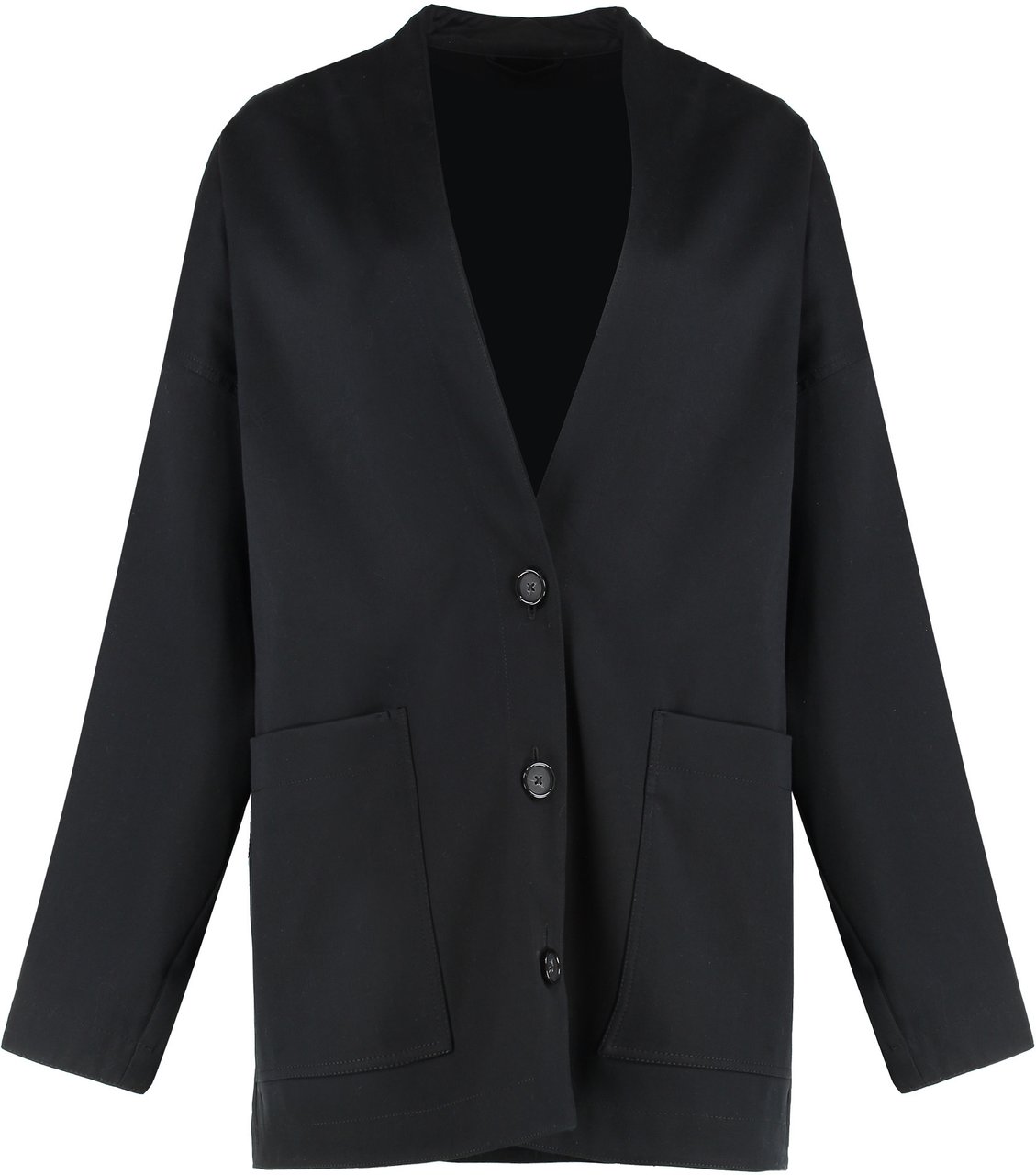 Toteme cotton cardigan Zwart